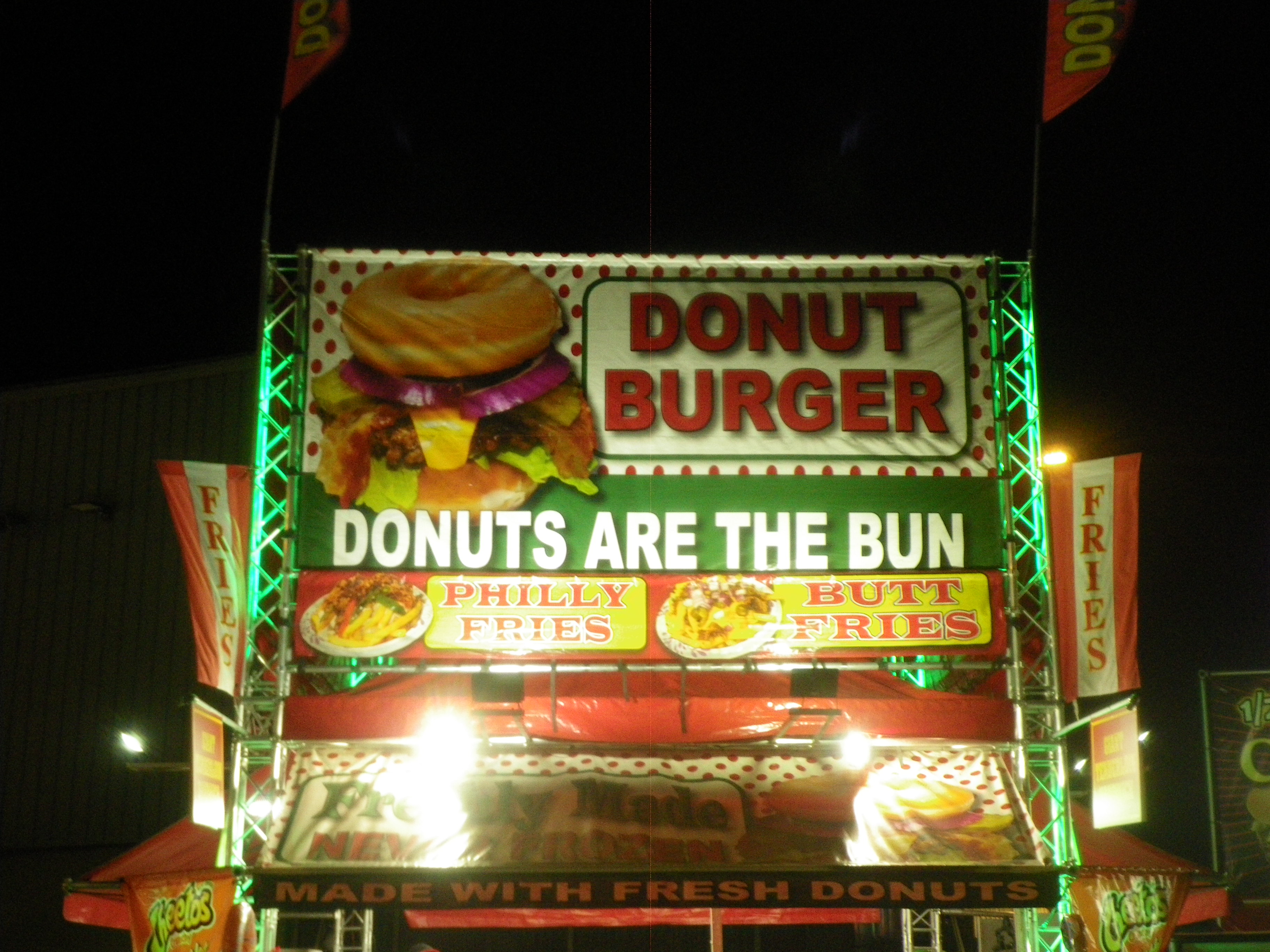 donut burger